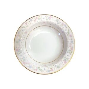 Mikasa My Love L9010 Fruit Dessert Bowls Set of 4 Gold Rim Porcelain Cottagecore